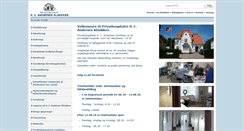 Desktop Screenshot of hca-klinikken.dk