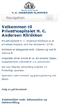 Mobile Screenshot of hca-klinikken.dk
